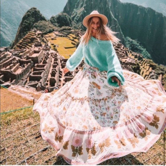 🌸Sold🌼Spell Wild Bloom Maxi Skirt🌸 - Picture 2 of 7